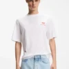 Cotton-jersey T-shirt with printed artwork