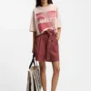 Cotton-jersey T-shirt with printed artwork