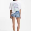 Cotton-jersey T-shirt with printed artwork