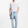 Cotton-jersey T-shirt with printed artwork