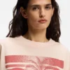 Cotton-jersey T-shirt with printed artwork