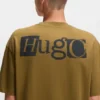 Cotton-jersey T-shirt with puff-print logo