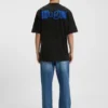 Cotton-jersey T-shirt with puff-print logo