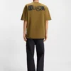 Cotton-jersey T-shirt with puff-print logo
