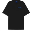 Cotton-jersey T-shirt with puff-print logo