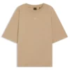 Cotton-jersey T-shirt with puff-print logo