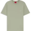 Cotton-jersey T-shirt with rear graphic
