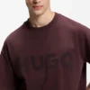 Cotton-jersey T-shirt with reflective logo