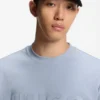 Cotton-jersey T-shirt with reflective logo