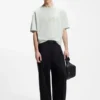 Cotton-jersey T-shirt with reflective logo