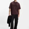 Cotton-jersey T-shirt with reflective logo
