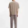 Cotton-jersey T-shirt with reflective logo