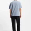 Cotton-jersey T-shirt with reflective logo
