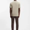 Cotton-jersey T-shirt with signature-stripe cuffs