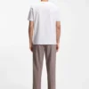 Cotton-jersey T-shirt with spaced-out logo