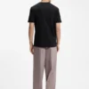 Cotton-jersey T-shirt with spaced-out logo