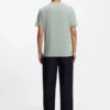Cotton-jersey T-shirt with split-logo print