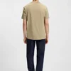 Cotton-jersey T-shirt with split-logo print