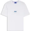 Cotton-jersey T-shirt with workwear logo label