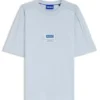 Cotton-jersey T-shirt with workwear logo label