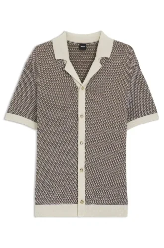 Cotton knit cardigan in a regular fit Cotton knit cardigan in a regular fit