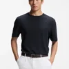Cotton-linen T-shirt in a regular fit
