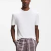 Cotton-linen T-shirt in a regular fit