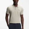 Cotton-piqué polo shirt with all-over print Cotton-piqué polo shirt with all-over print