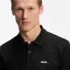 Cotton-piqué polo shirt with all-over print Cotton-piqué polo shirt with all-over print