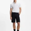 Cotton-piqué polo shirt with all-over print Cotton-piqué polo shirt with all-over print