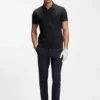 Cotton-piqué polo shirt with all-over print Cotton-piqué polo shirt with all-over print