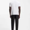 Cotton-piqué polo shirt with all-over print