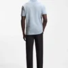 Cotton-piqué polo shirt with all-over print Cotton-piqué polo shirt with all-over print