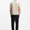 Cotton-piqué polo shirt with all-over print Cotton-piqué polo shirt with all-over print
