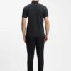 Cotton-piqué polo shirt with all-over print Cotton-piqué polo shirt with all-over print