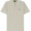 Cotton-piqué polo shirt with all-over print Cotton-piqué polo shirt with all-over print