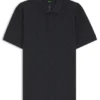 Cotton-piqué polo shirt with all-over print Cotton-piqué polo shirt with all-over print