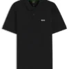 Cotton-piqué polo shirt with all-over print Cotton-piqué polo shirt with all-over print