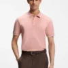 Cotton-piqué polo shirt with contrast tipping Cotton-piqué polo shirt with contrast tipping