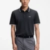 Cotton-piqué polo shirt with contrast tipping Cotton-piqué polo shirt with contrast tipping