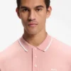 Cotton-piqué polo shirt with contrast tipping Cotton-piqué polo shirt with contrast tipping