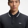 Cotton-piqué polo shirt with contrast tipping Cotton-piqué polo shirt with contrast tipping