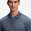 Cotton-piqué polo shirt with contrast tipping Cotton-piqué polo shirt with contrast tipping