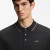 Cotton-piqué polo shirt with contrast tipping Cotton-piqué polo shirt with contrast tipping