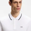 Cotton-piqué polo shirt with contrast tipping Cotton-piqué polo shirt with contrast tipping