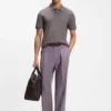 Cotton-piqué polo shirt with contrast tipping Cotton-piqué polo shirt with contrast tipping