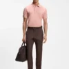 Cotton-piqué polo shirt with contrast tipping Cotton-piqué polo shirt with contrast tipping