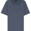 Cotton-piqué polo shirt with contrast tipping Cotton-piqué polo shirt with contrast tipping