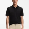 Cotton-piqué polo shirt with Double B monogram Cotton-piqué polo shirt with Double B monogram