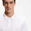 Cotton-piqué polo shirt with Double B monogram Cotton-piqué polo shirt with Double B monogram